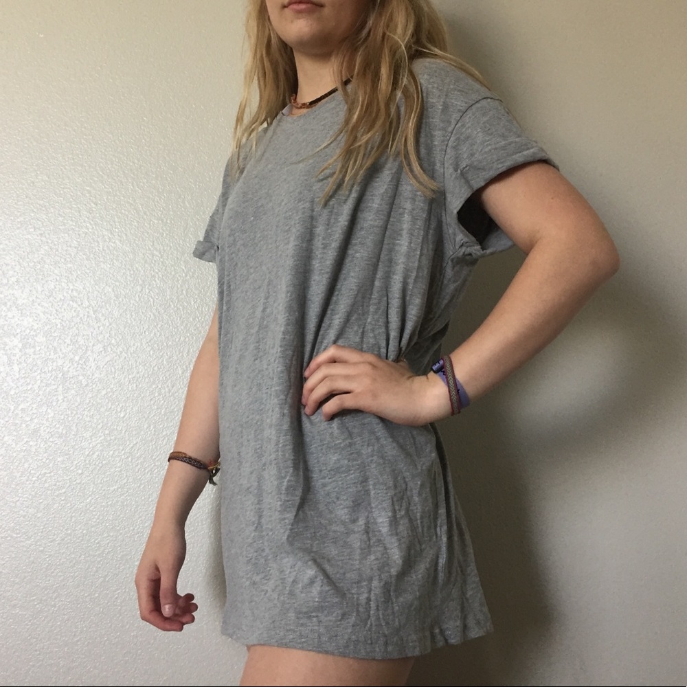 H&M grey tshirt dress!